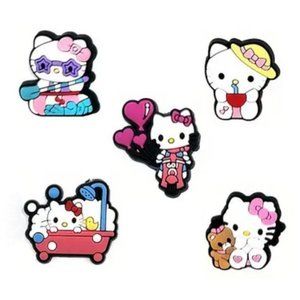 *NEW - 5 pcs* CUTE Sanrio Hello Kitty Shoe Charms for Your Crocs (Asst #11)
